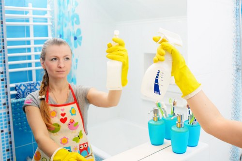 Professional Hounslow cleaners working in a modern home setting