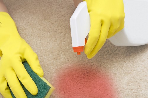 Vacuuming a mattress for dust removal