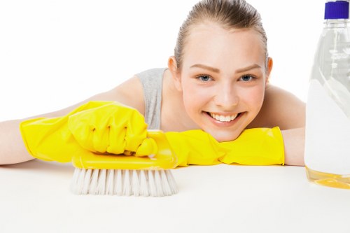 Commercial space benefiting from regular cleaning