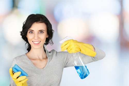 Sanitizing high-touch surfaces during regular cleaning